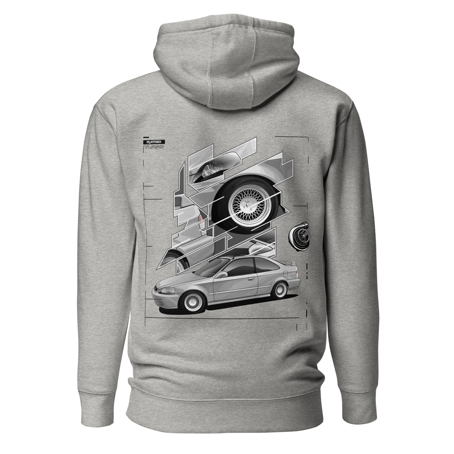 Rated *LIMITED* Civic EX Coupe Turbo Hoodie
